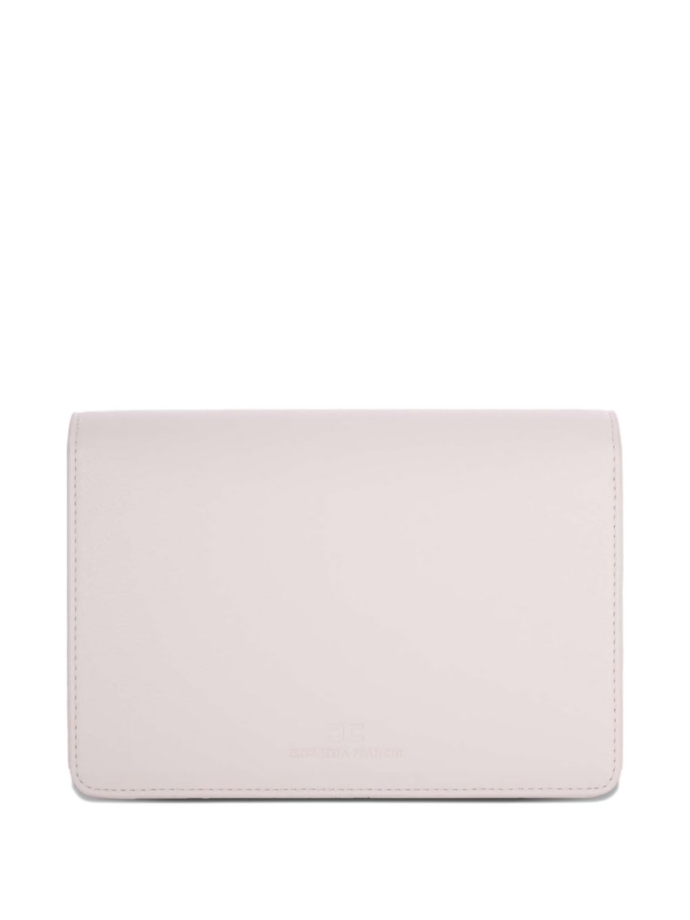 Rectangular Clutch With Gold-Tone Chain Strap