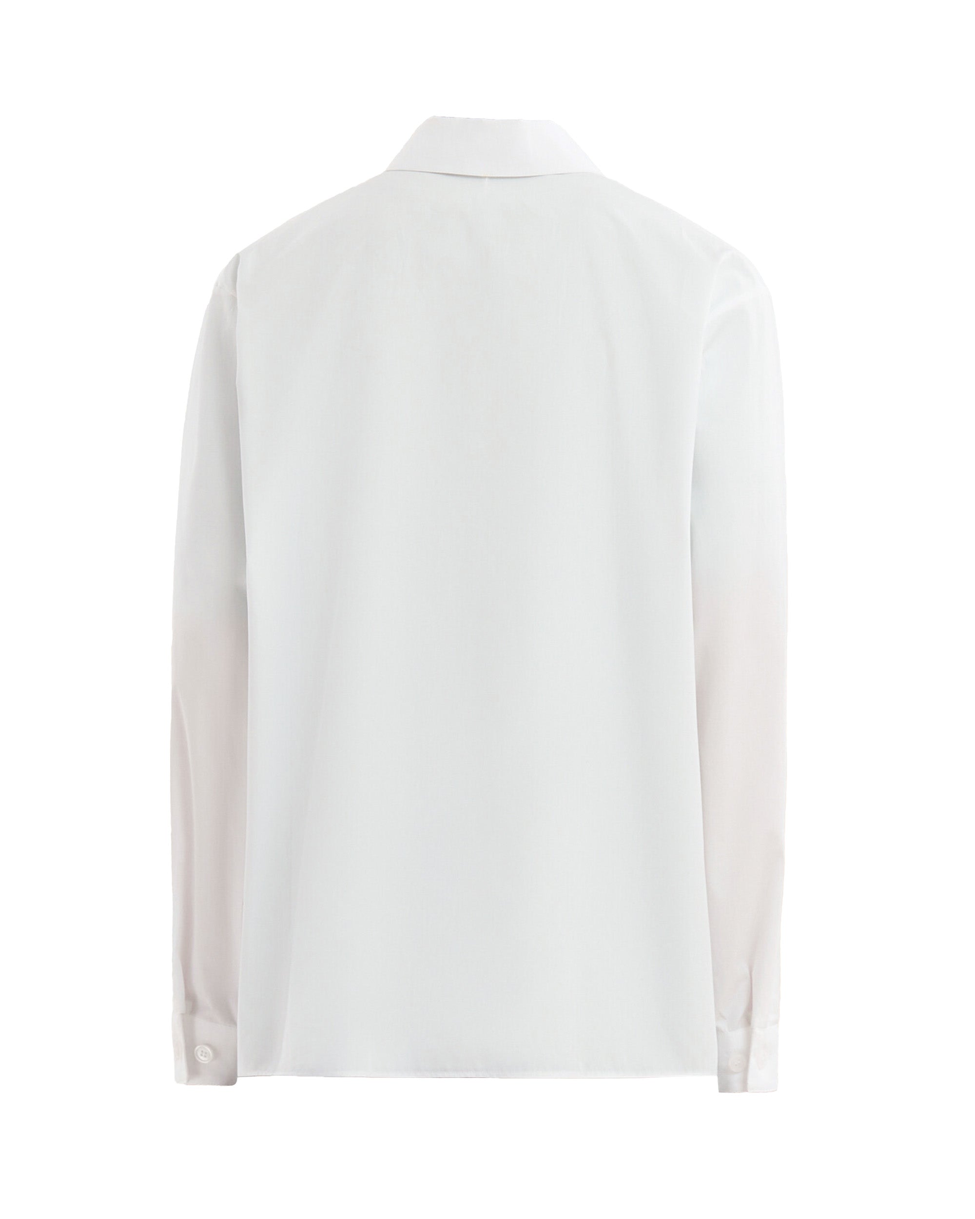 White Zip-Up Shirt