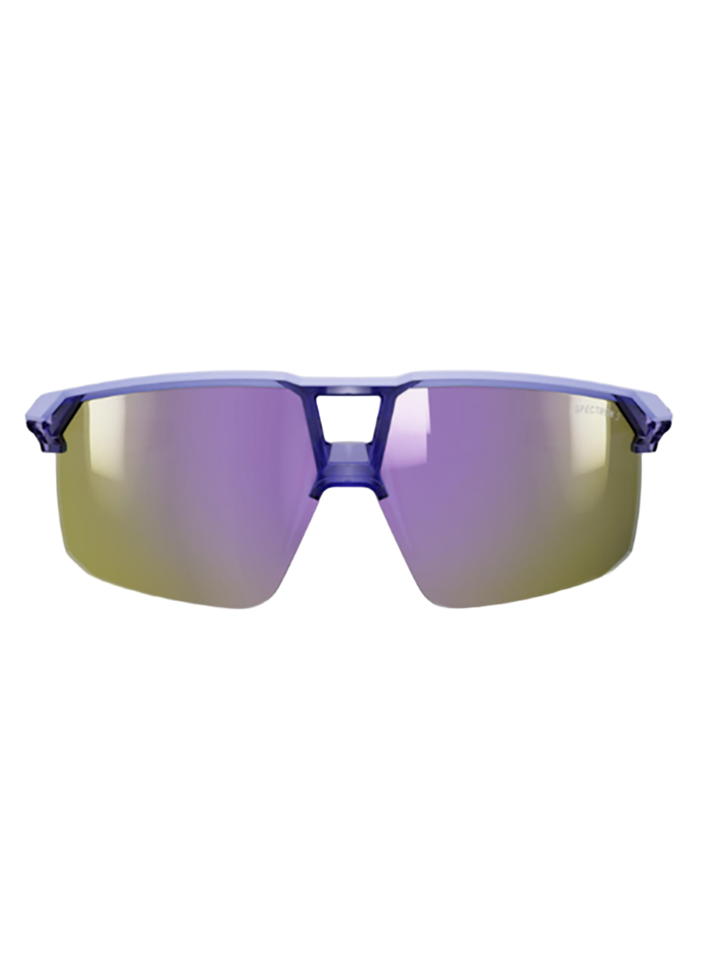 Semi-Rimless Liry Sunglasses With Mirrored Lenses
