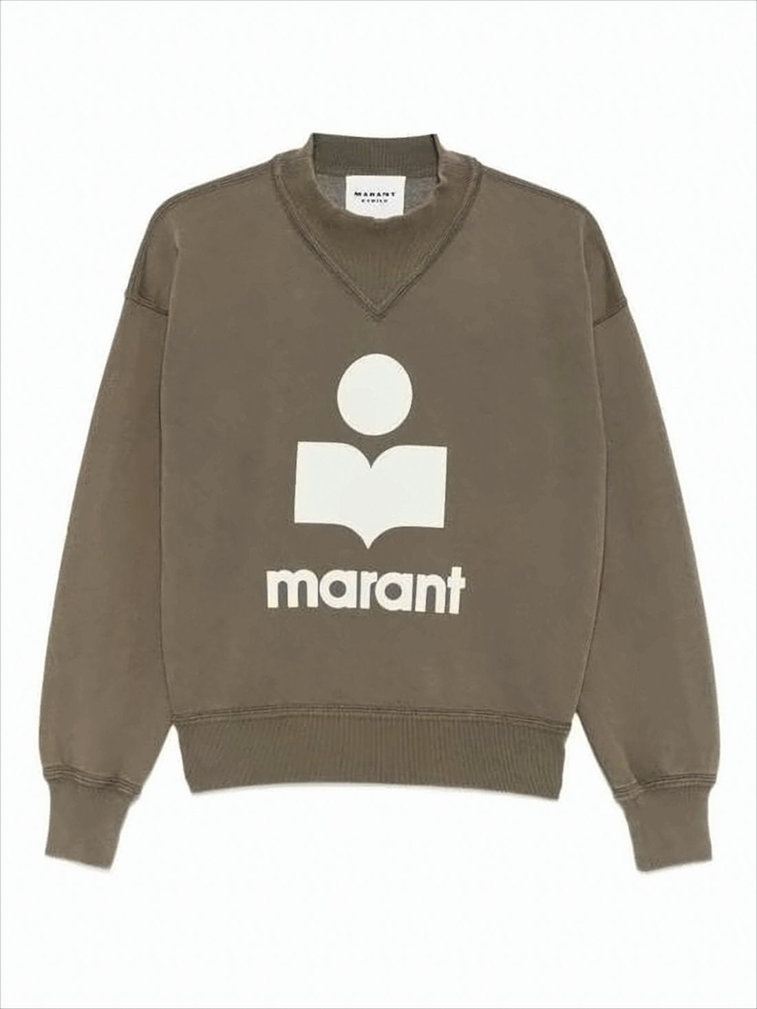 Relaxed Fit Long-Sleeve Sweatshirt with Graphic Logo
