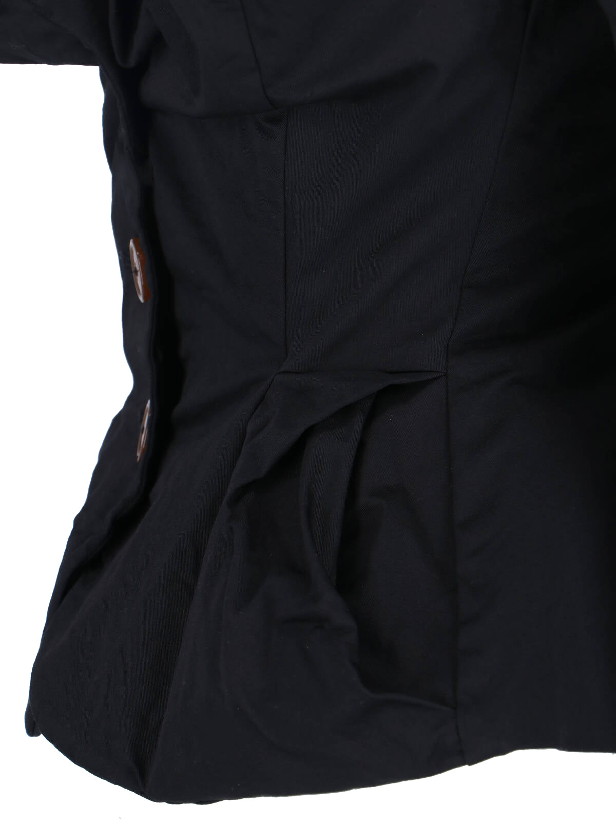 "Tartan" Monopetto Blazer – Black