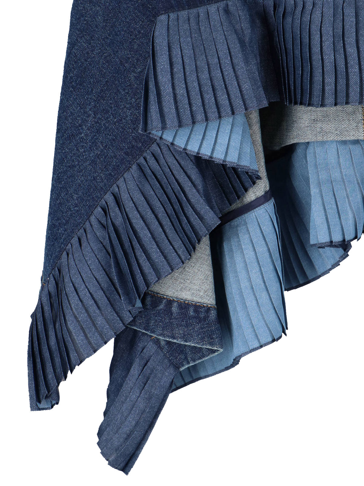 Layered Asymmetrical Skirt With Structured Design