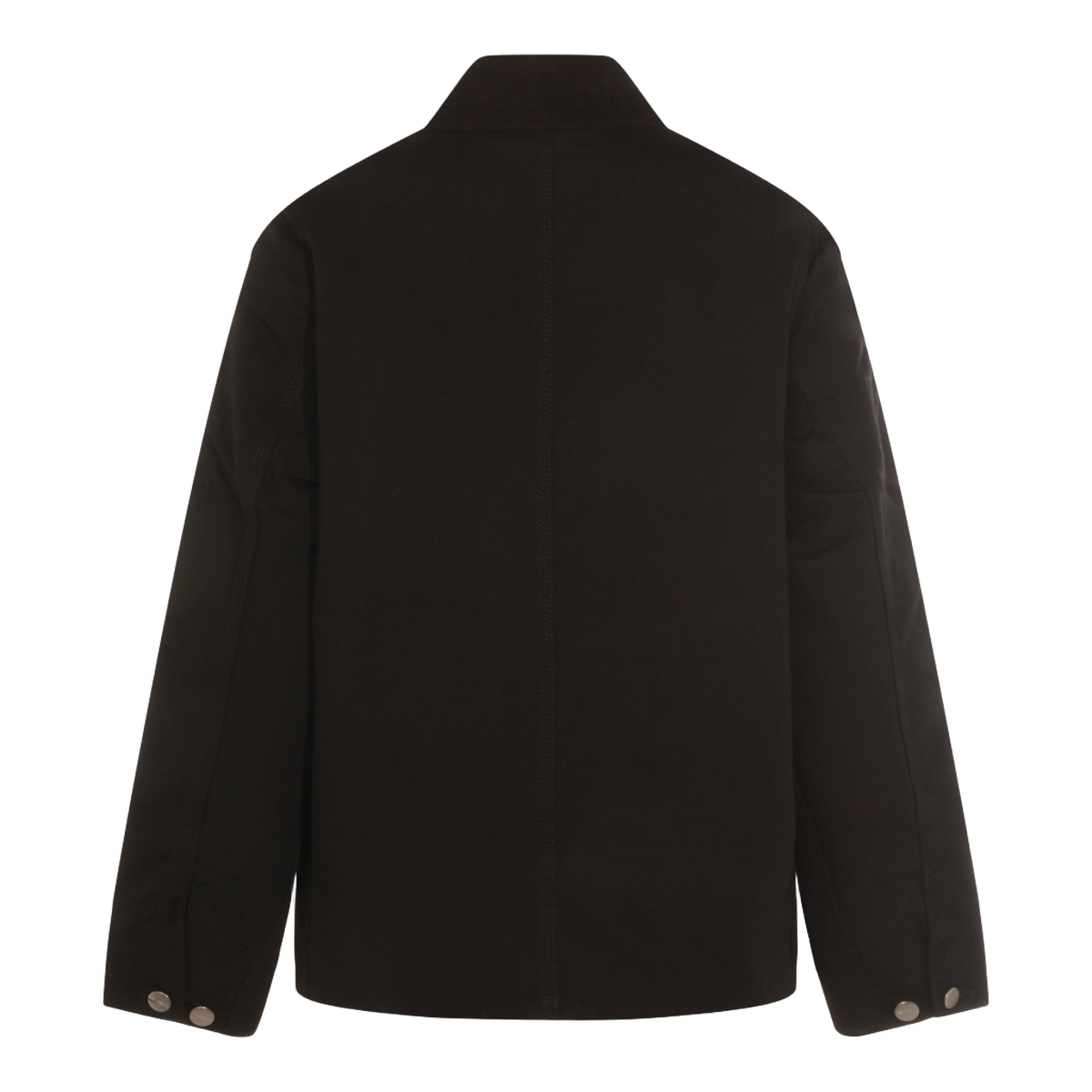 Structured Black Jacket with Button-Down Front