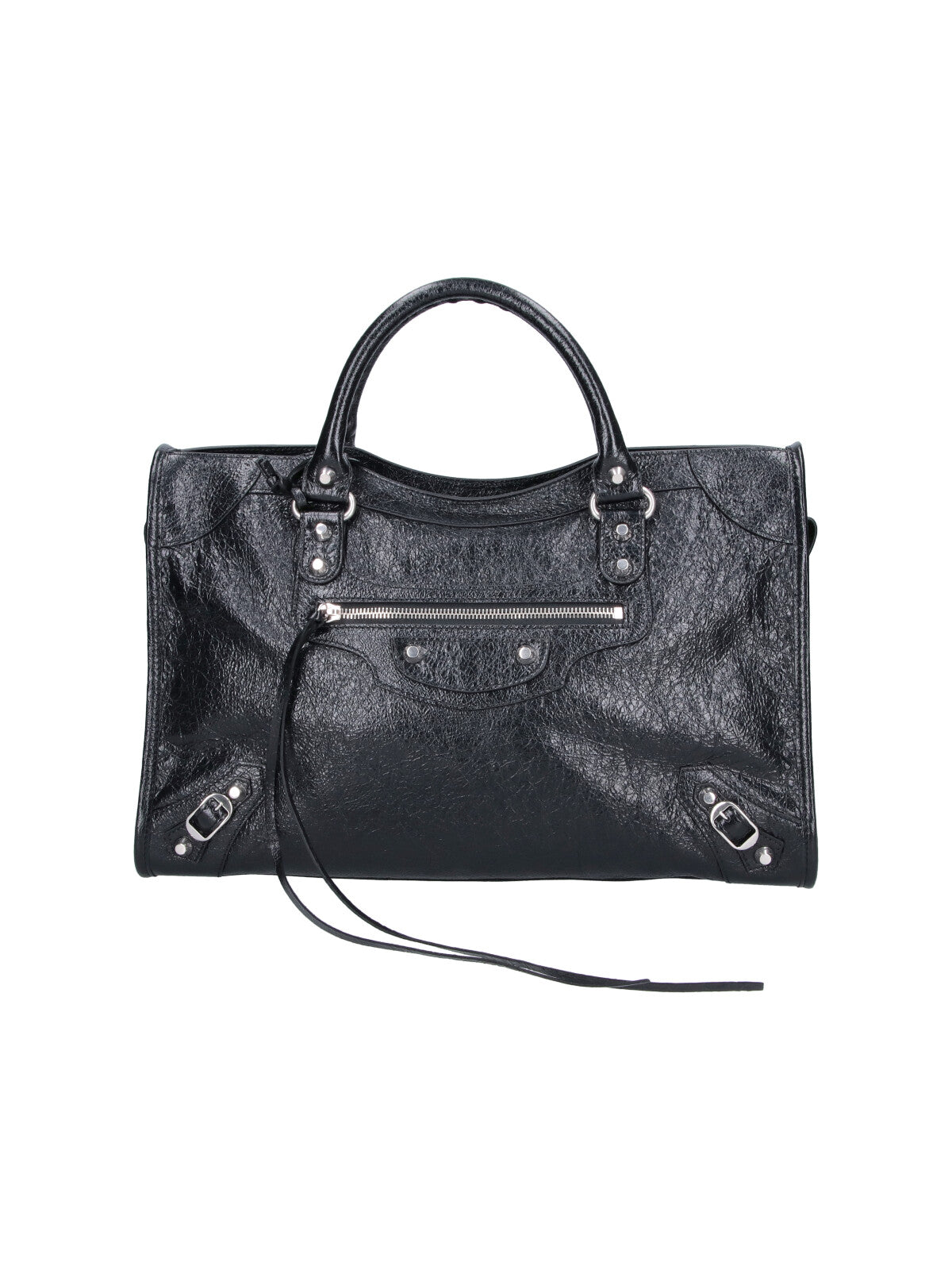 Black Medium Le City Lamb Bag