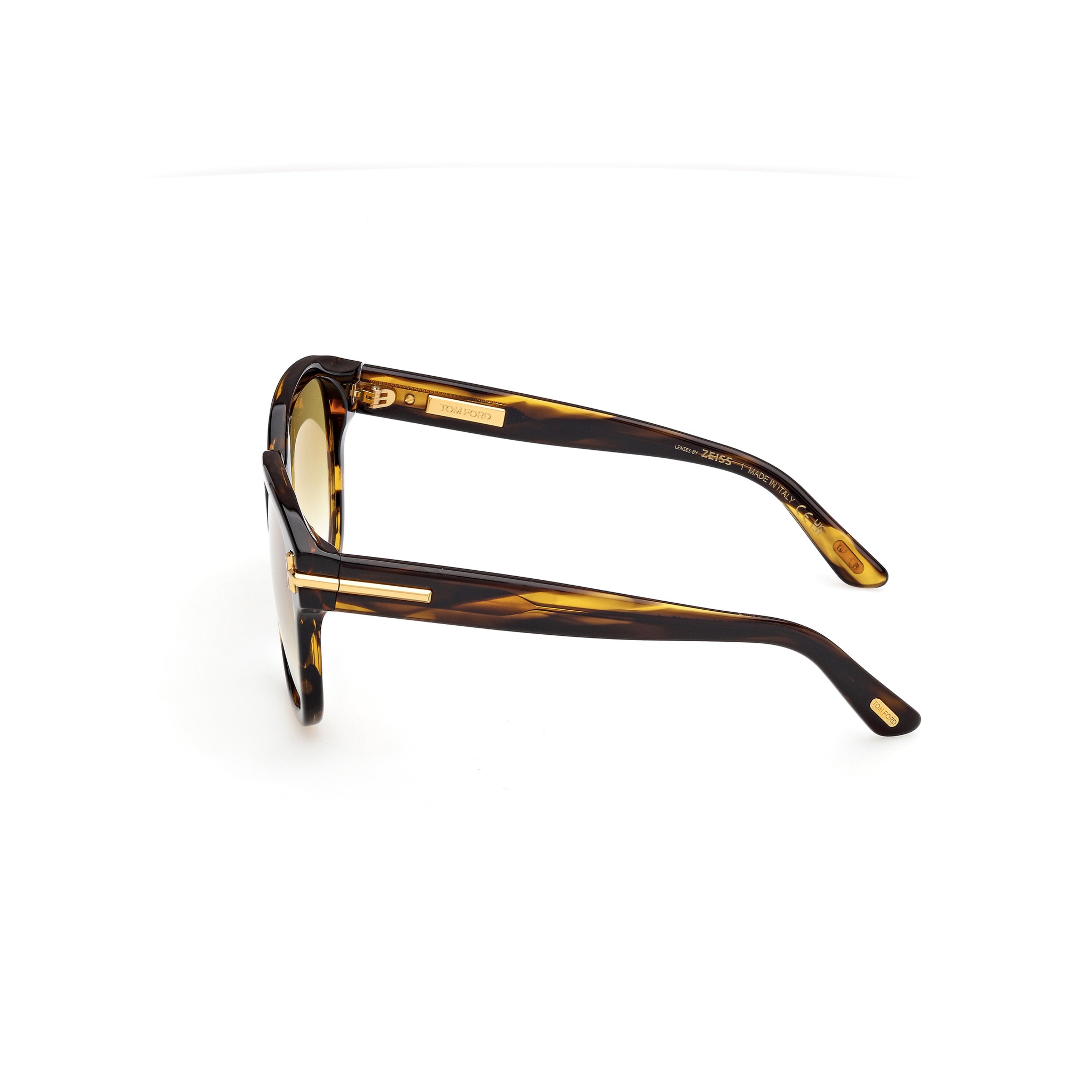 Ft1236 Tortoiseshell Square Frame Sunglasses