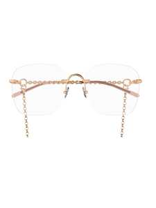 Metallic Optical Frames with Delicate Chain Detail