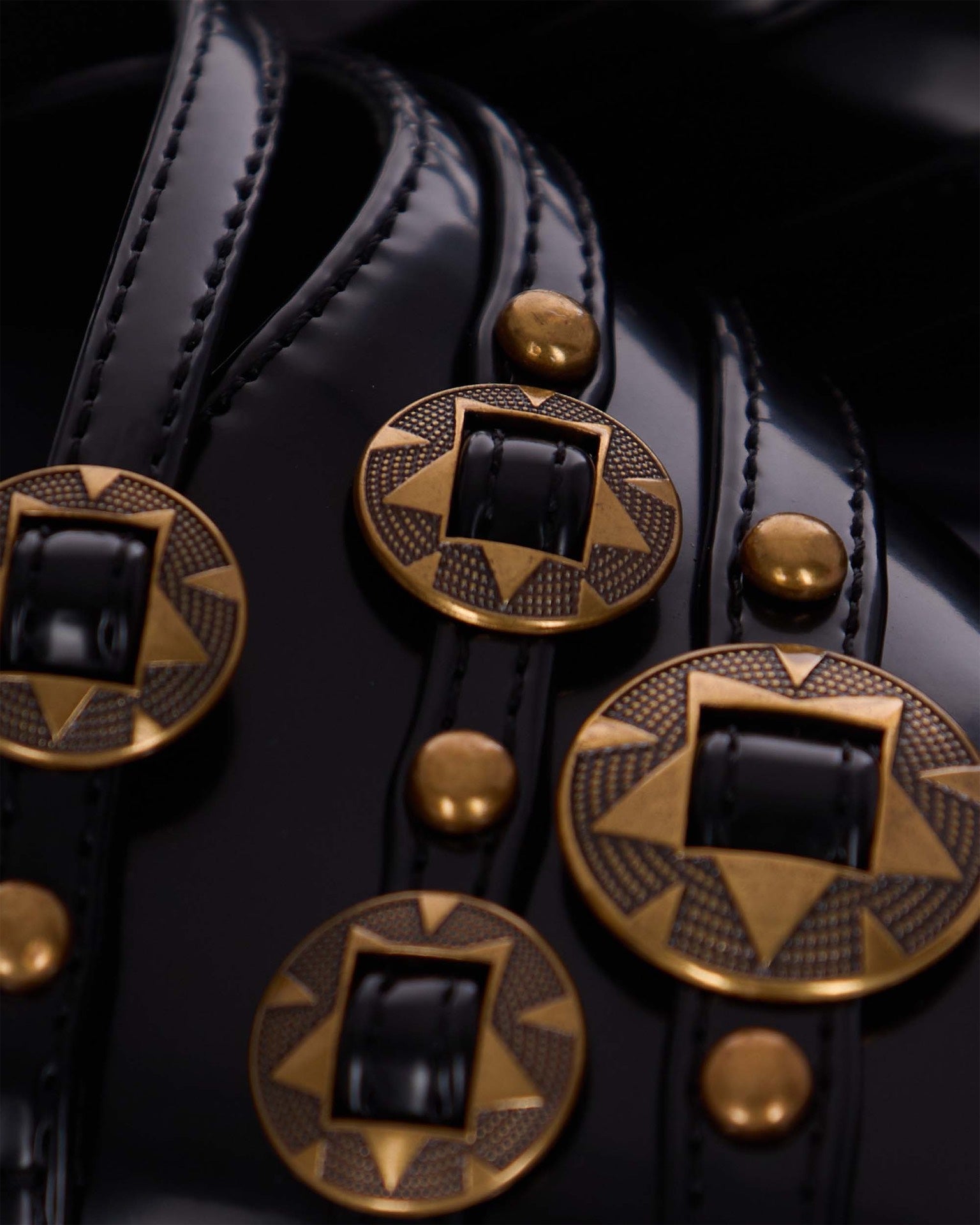 Slingback Pointed-Toe Shoes With Decorative Buckles