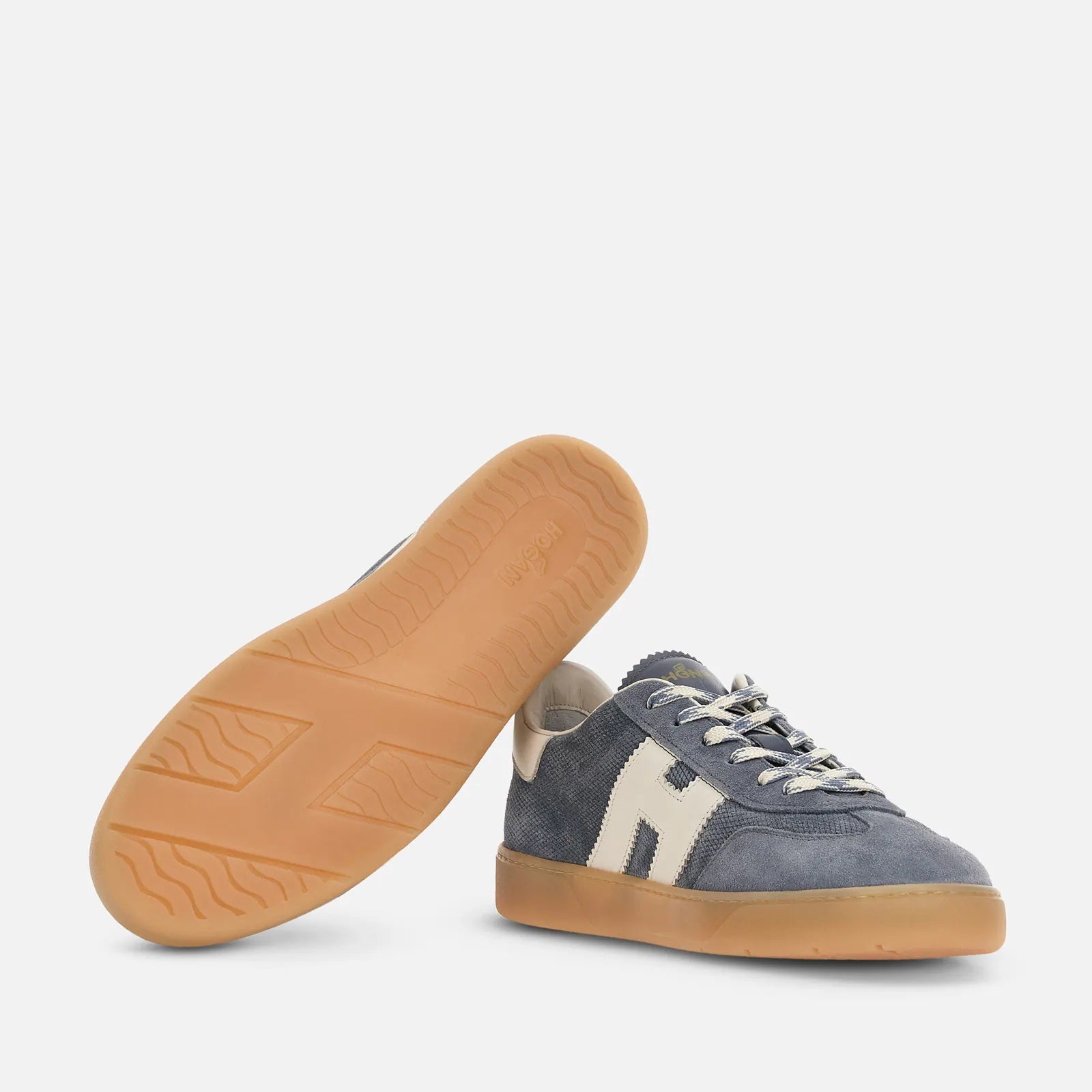 Cool Allacciato H Sneakers in Blue Denim