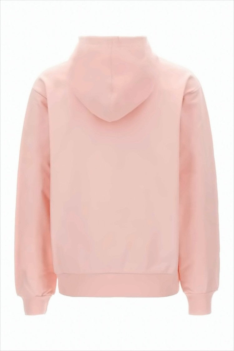 Pastel Pink Relaxed Fit Hoodie with Front Kangaroo Pocket