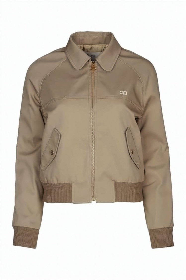 Cropped Zip-Up Front Jacket