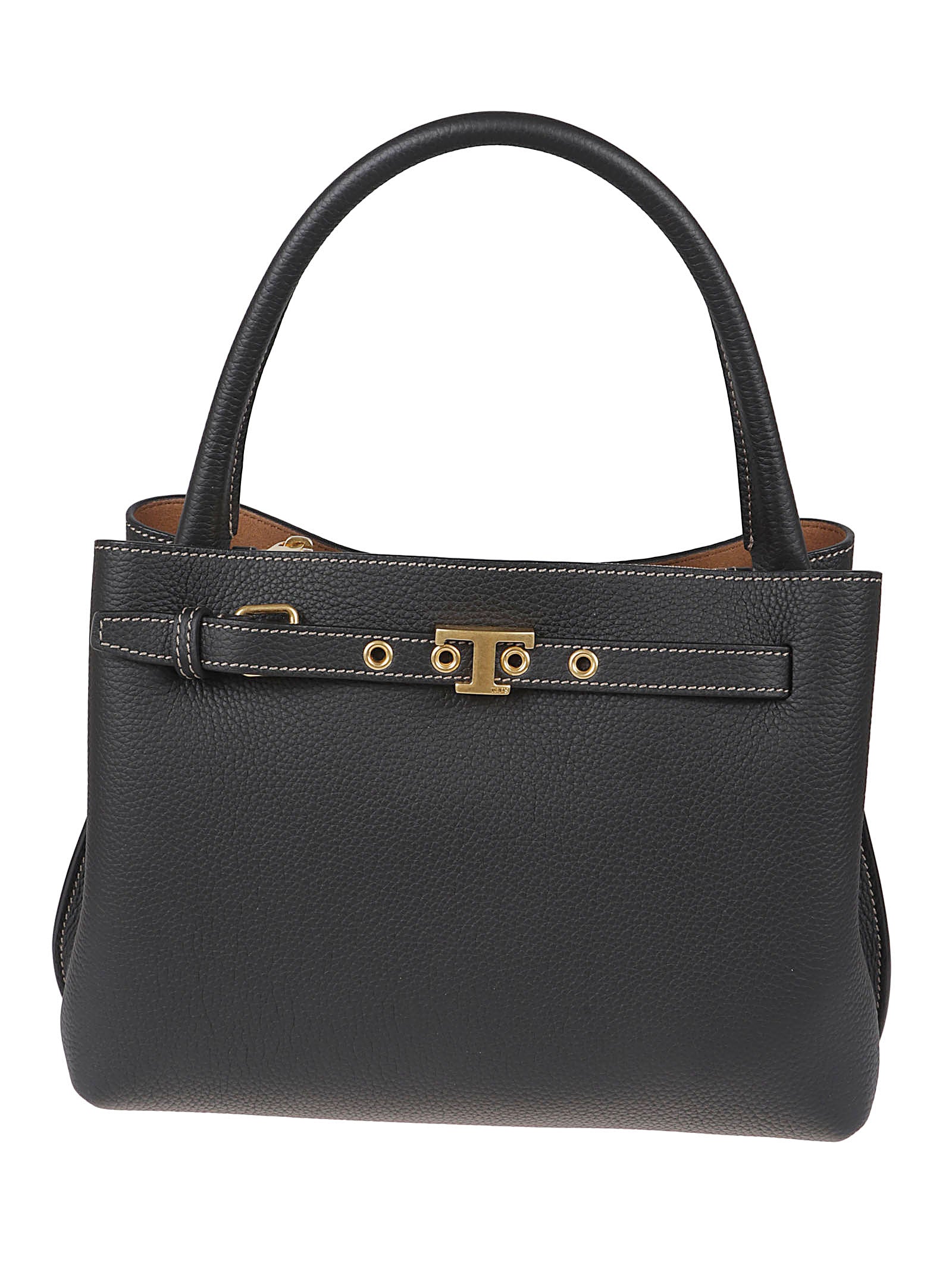 Structured Black Handbag
