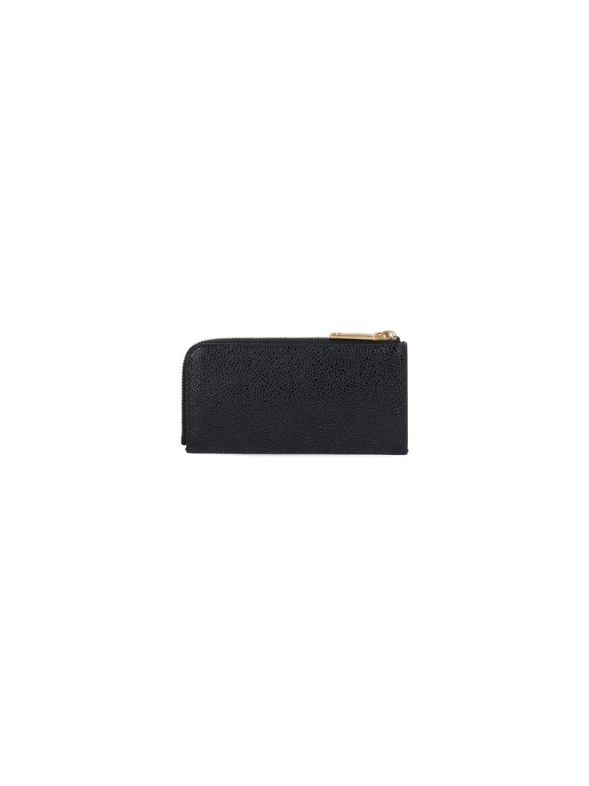 Logo Zip Wallet – Black