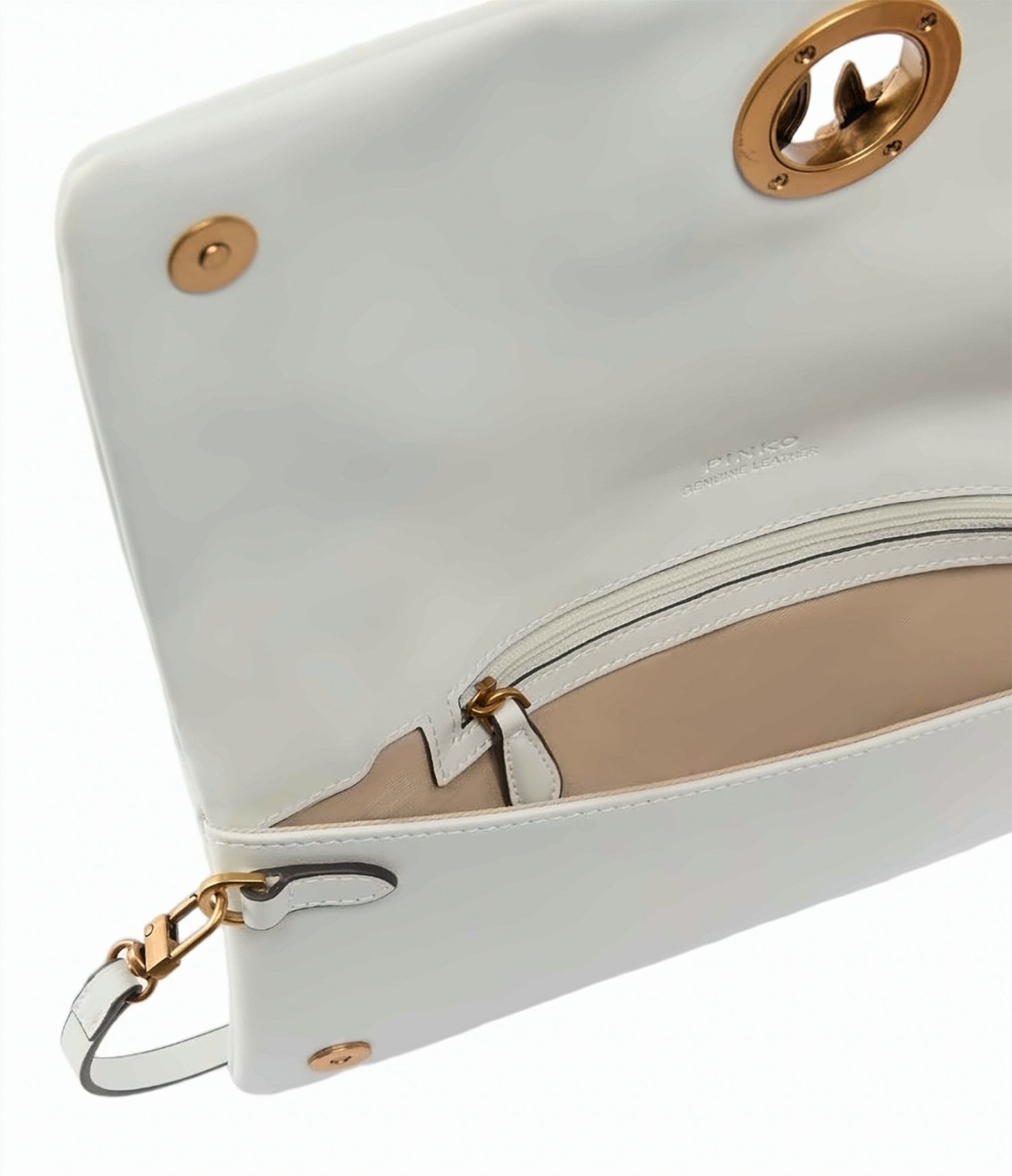 Love Bag Click Soft Leather Clutch