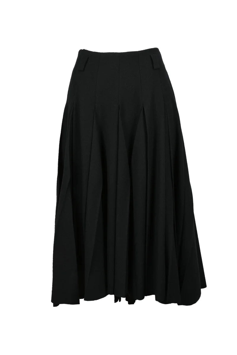 Long Skirt Virgin Wool - Black