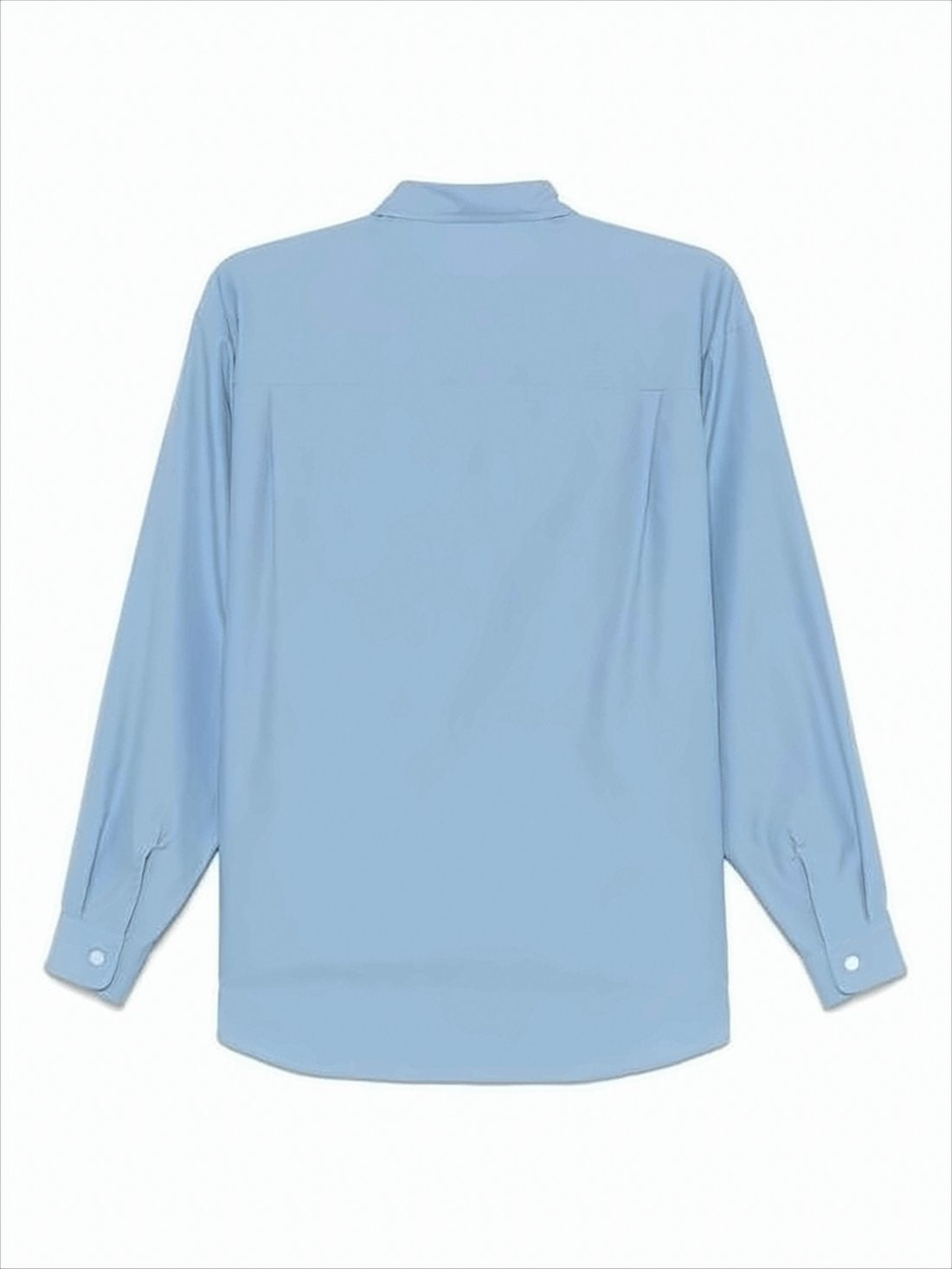 Long-Sleeve Cotton Shirt with Classic Collar