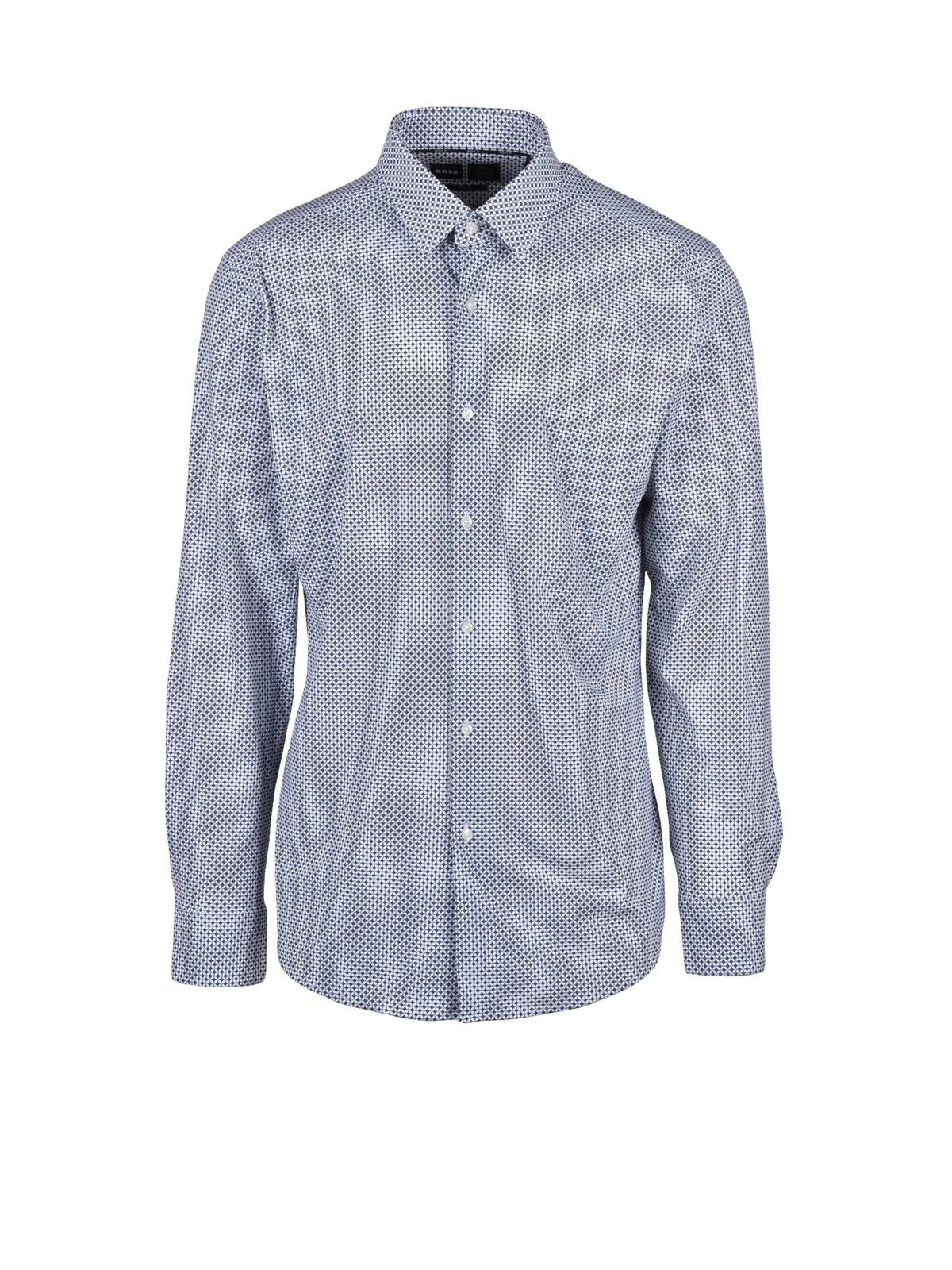 Stretch Shirt - White/Blue