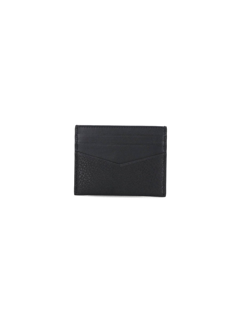 Textured Black Wallet With Multiple Card Slots