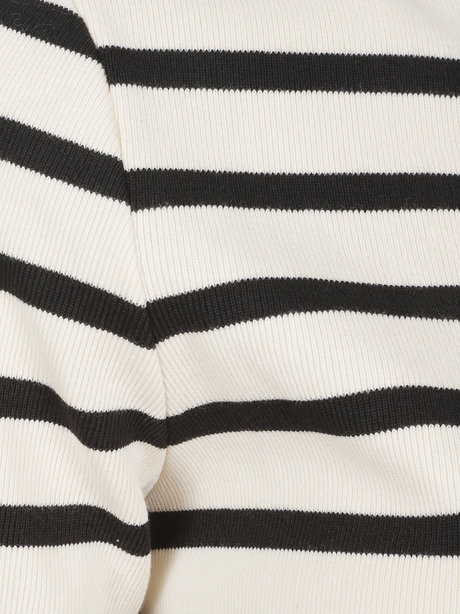 Fine Ribbed Cotton T-Shirt