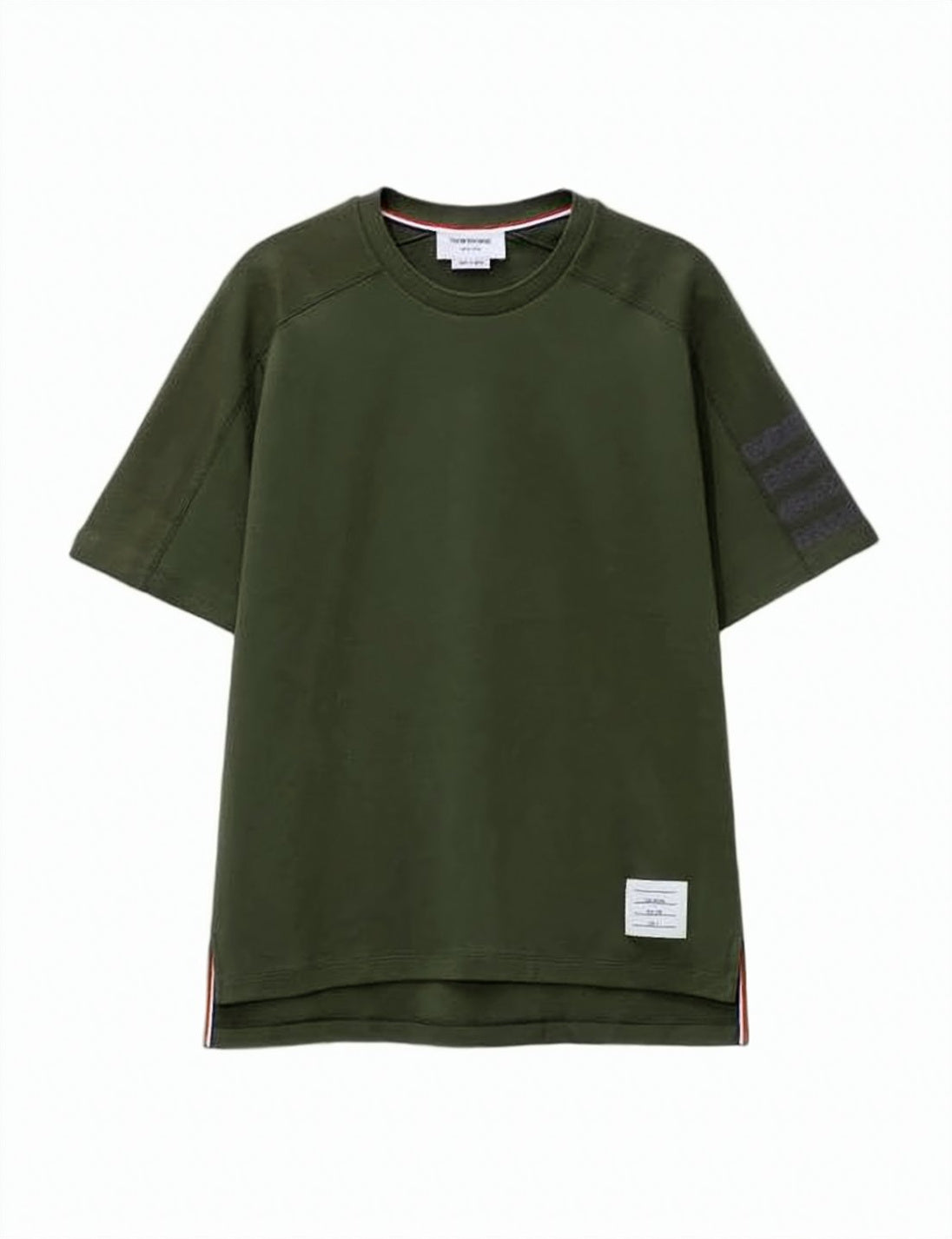 Crew Neck T-Shirt with Raglan Sleeves