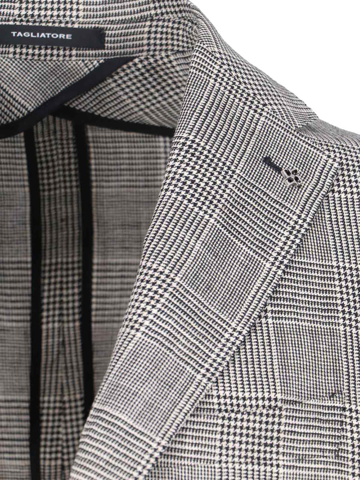 Single-Breasted Blazer – White