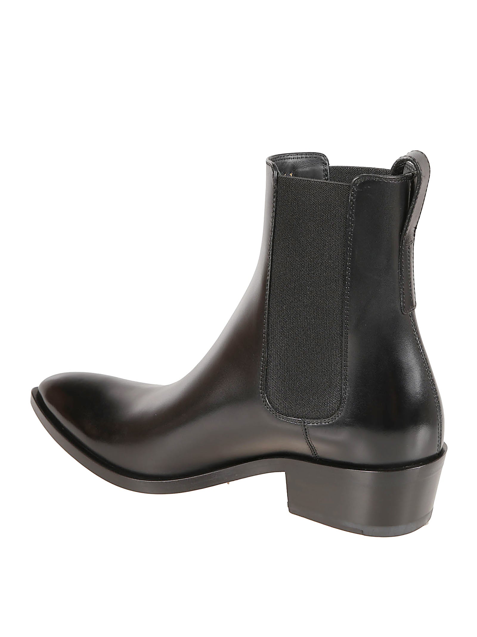 Ankle Chelsea Boots With Side Elastic Panels
