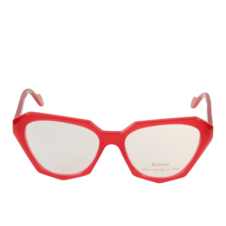 Katrin Light Bold Geometric Frame Sunglasses with Glossy Finish
