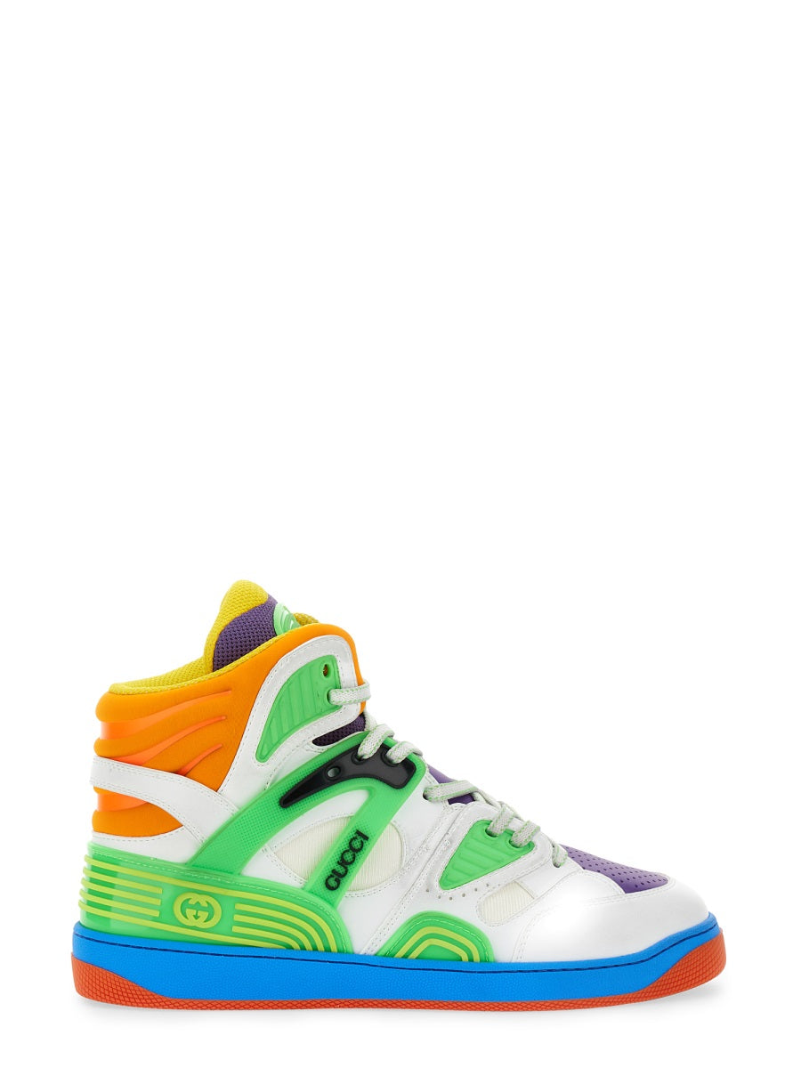 Low-Height Basketball Sneakers with 2.5 cm Rubber Sole