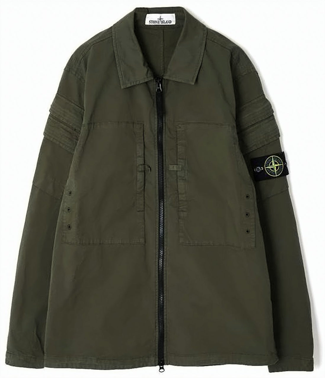 Relaxed Fit Green Jacket