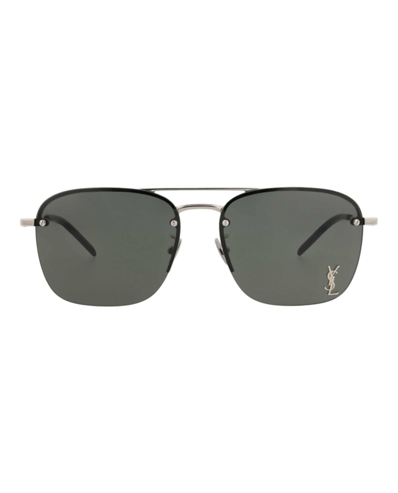 Aviator-Frame Metal Sunglasses