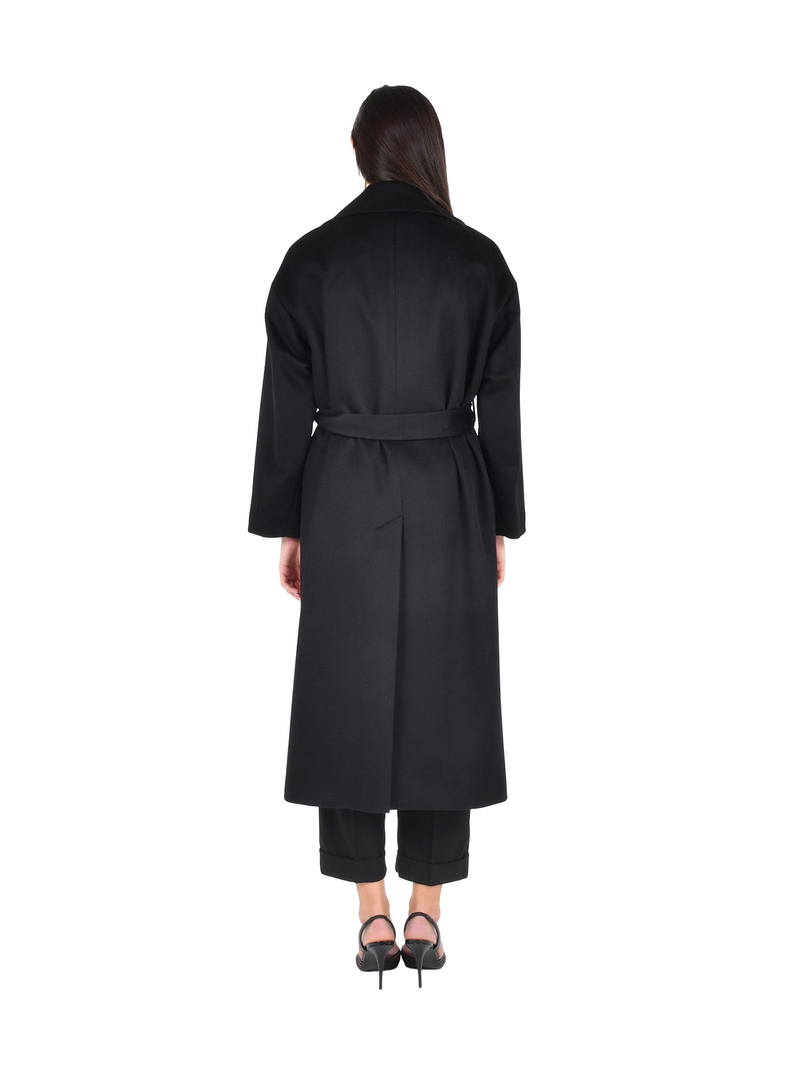 Black Double-Breasted Coat