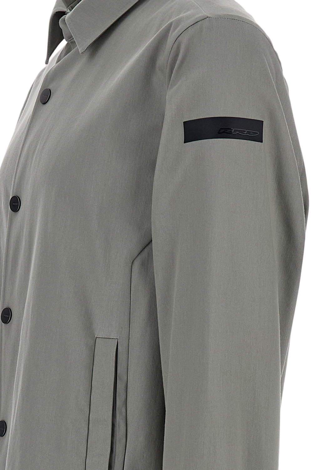 Overlay Design Jacket with Hood