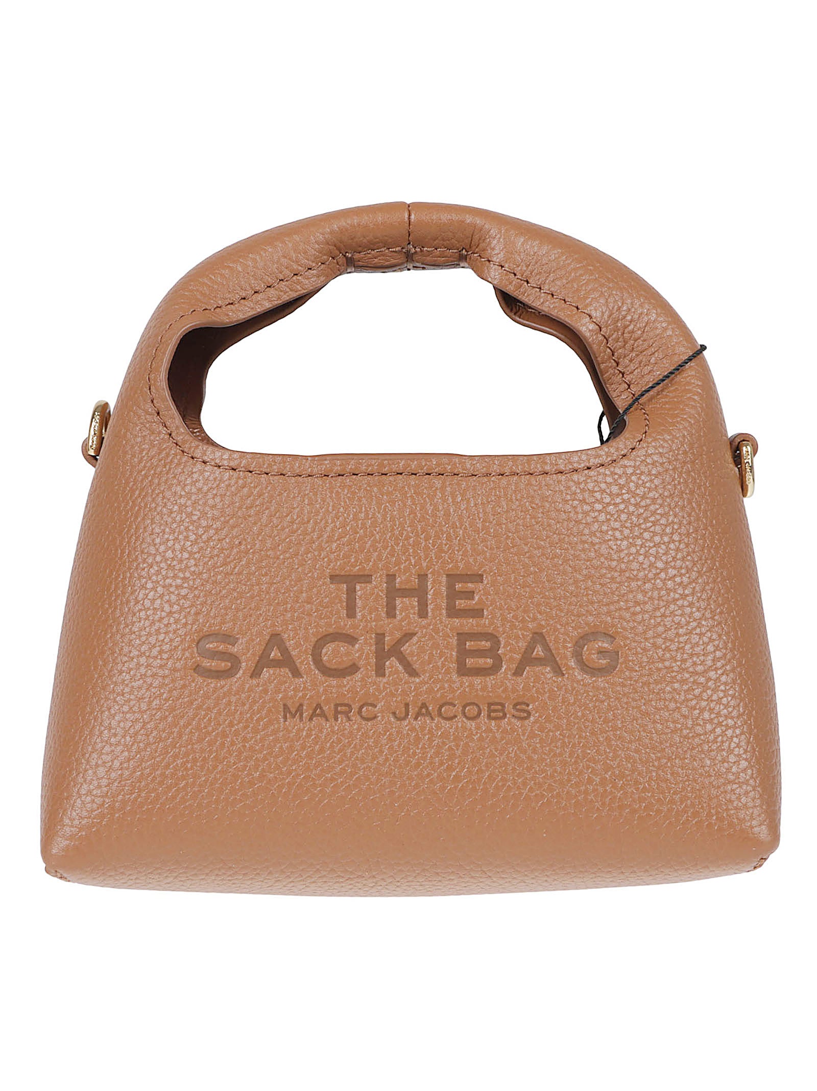 Miniature Pebbled Leather Sack Handbag