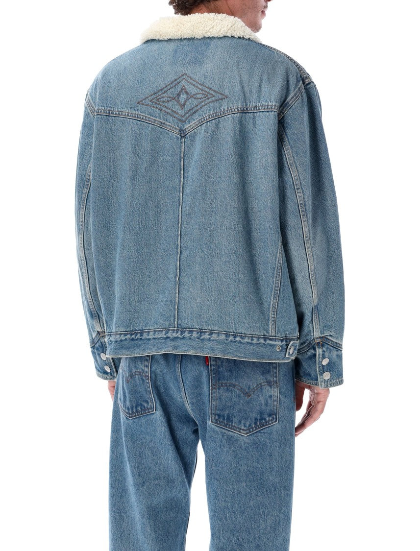 Levi’S Denim Western Sherpa Trucker Jacket