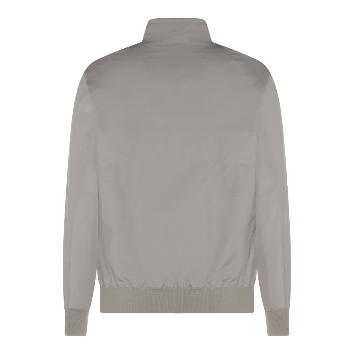 Light Grey Jacket With High Collar