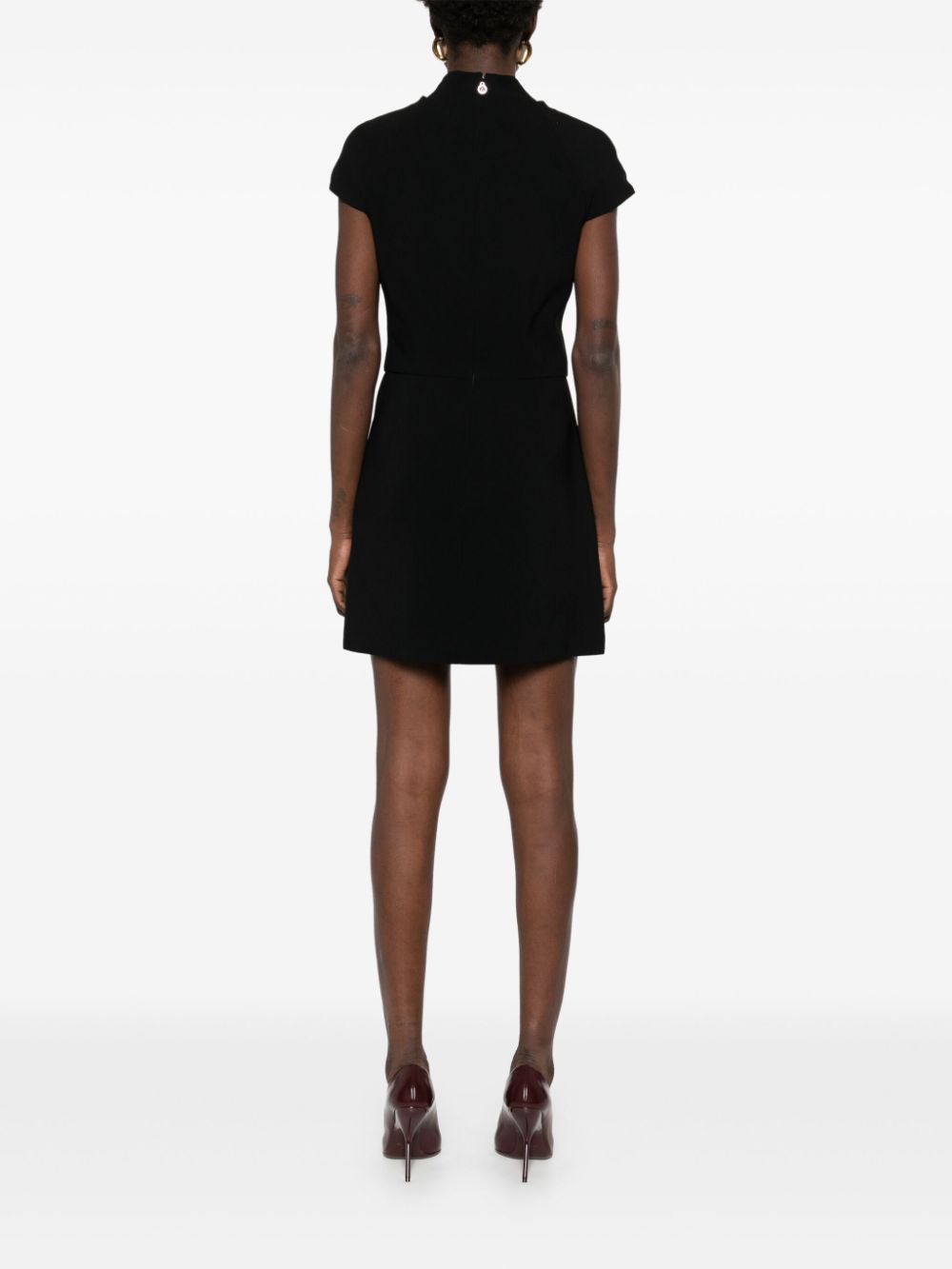 Mini Dress with Draped Detailing