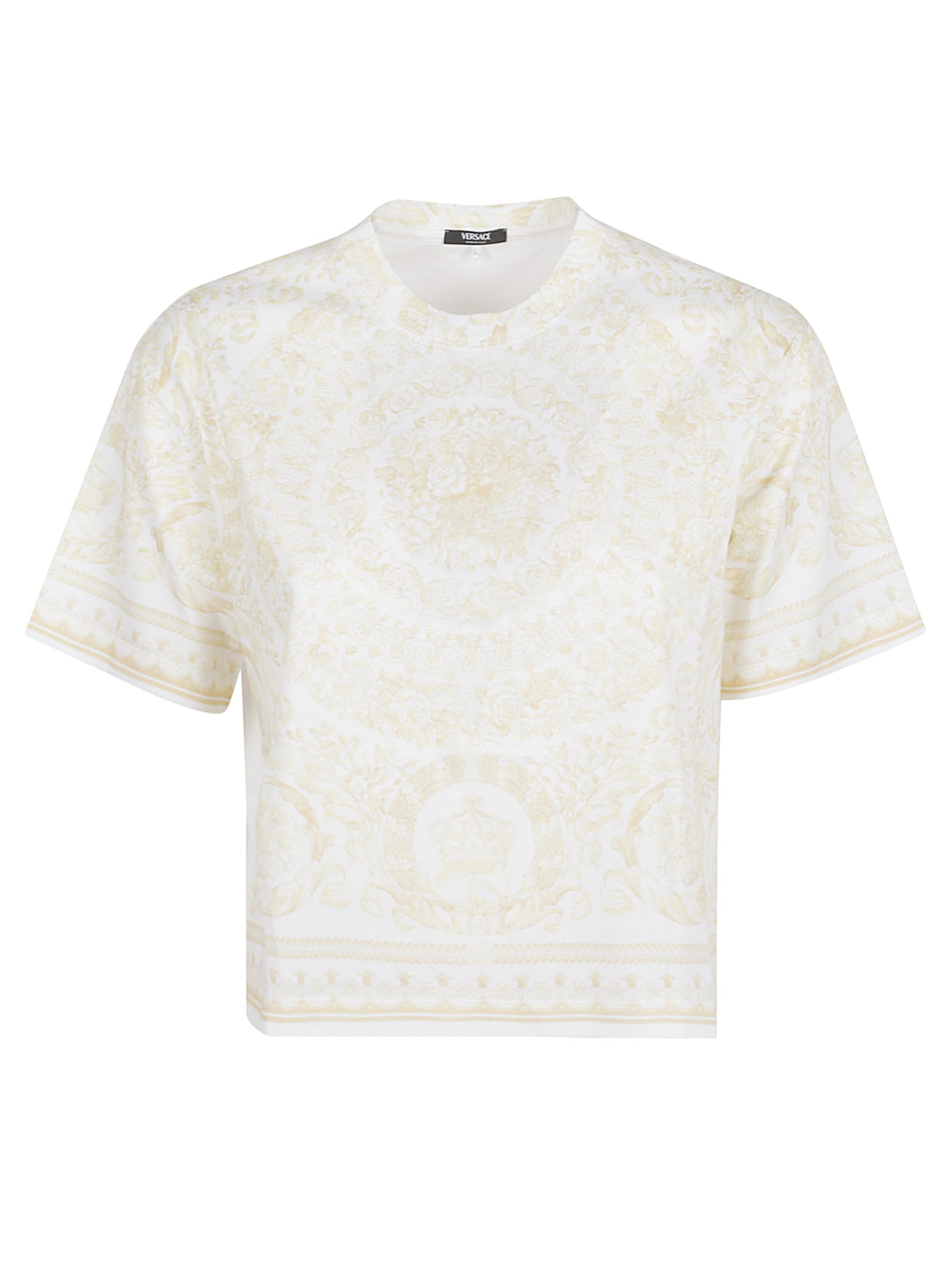 Cotton Jersey Crop T-Shirt