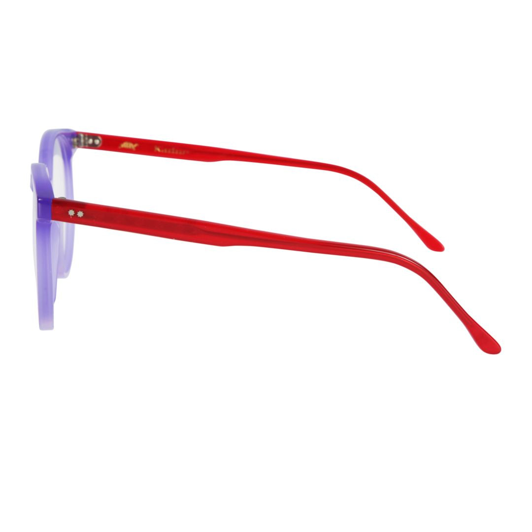 Jane-53 Translucent Purple Round Frame Kador Eyeglasses