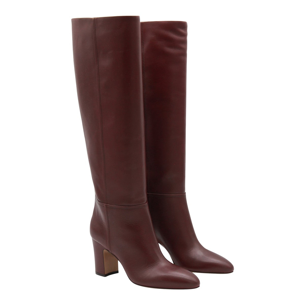 Sleek Brown Boots with Polished Finish