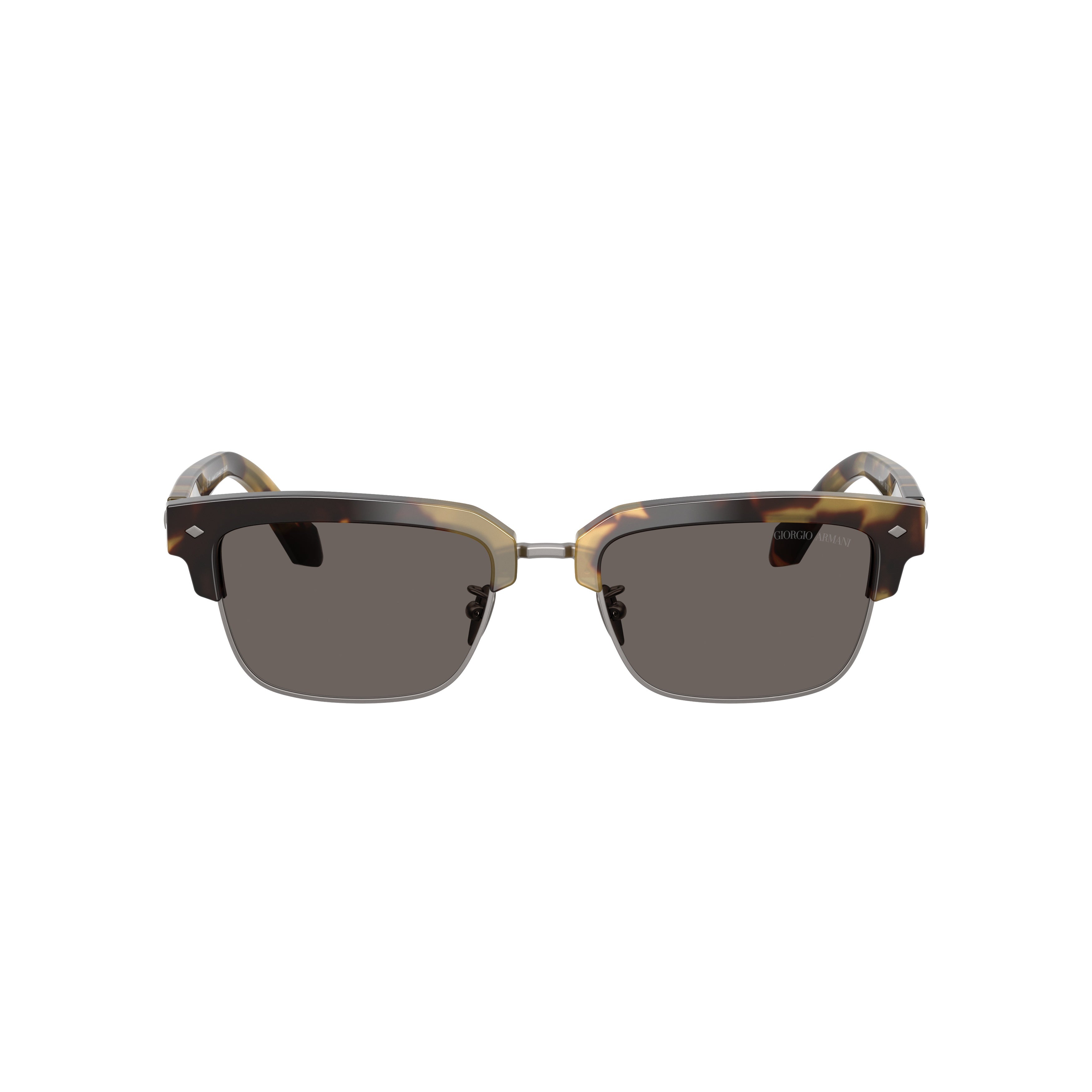 0ar8243 Classic Clubmaster Sunglasses with Tortoiseshell Acetate Frame