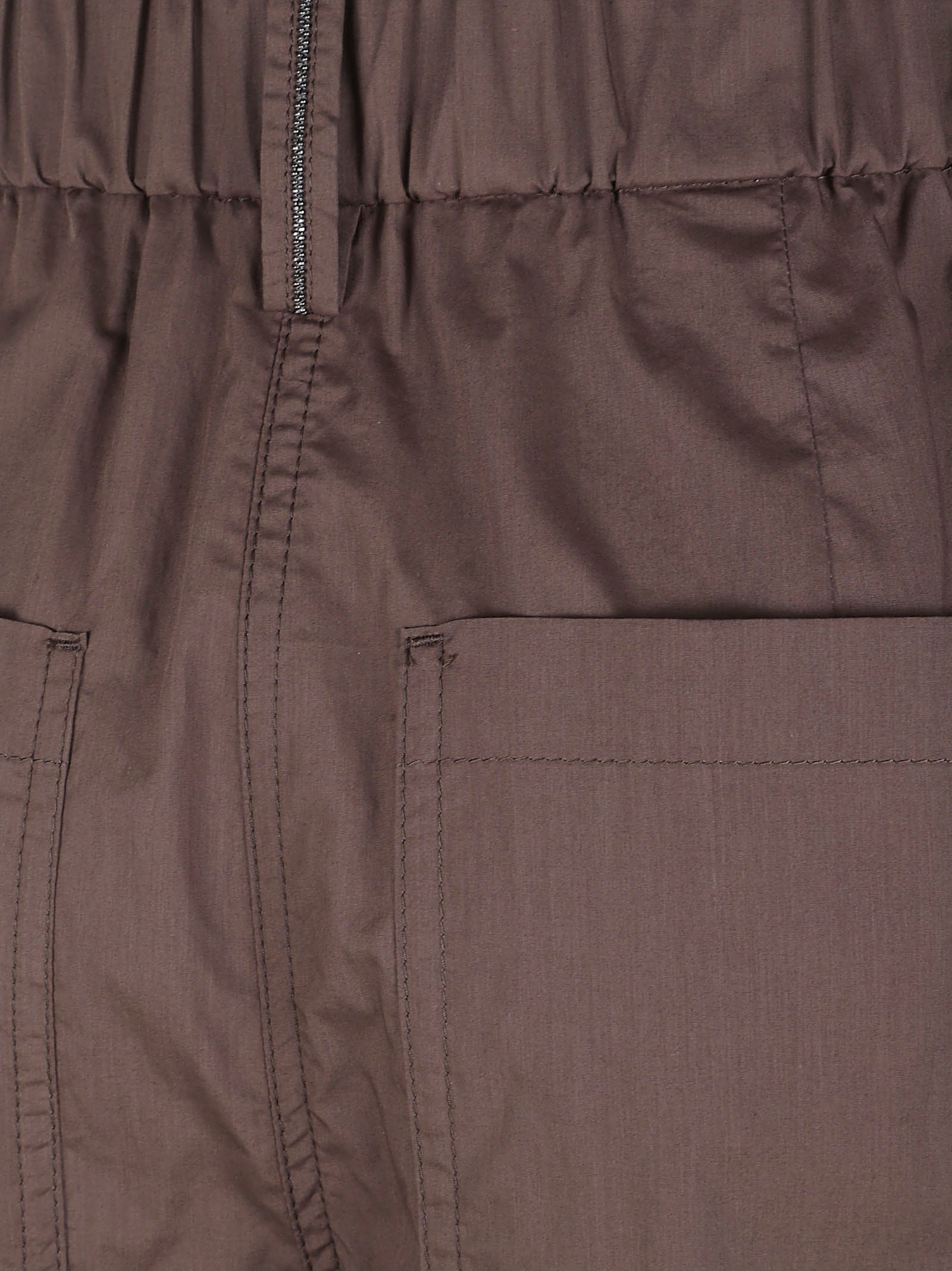 Lightweight Poplin Trousers with Five-Pocket Style