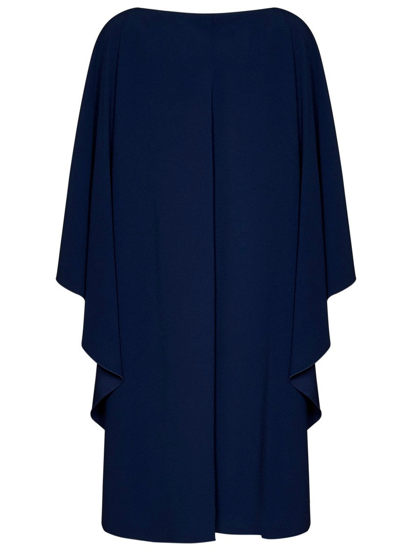 Viscose Blend Blue Dress