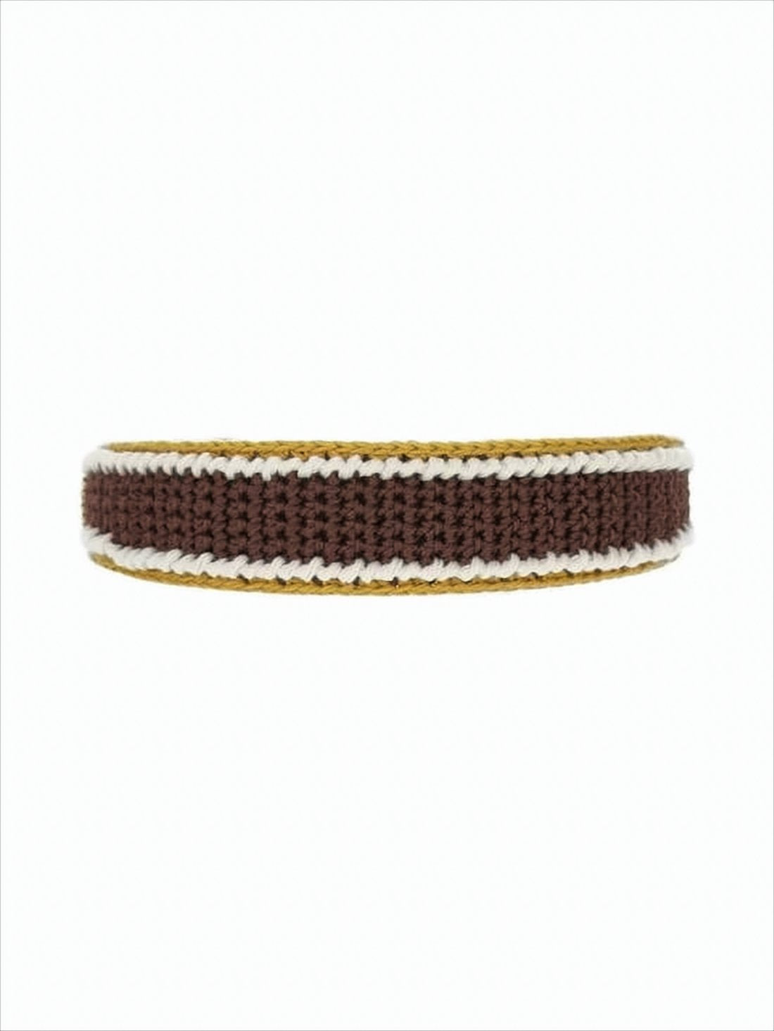 Textured Knitted Headband with Rounded Top Design