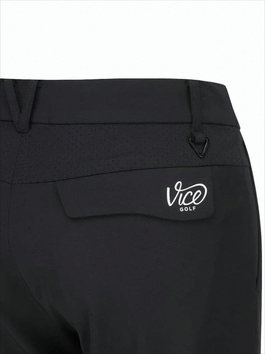 Tailored Black Straight Pants with Versatile Design