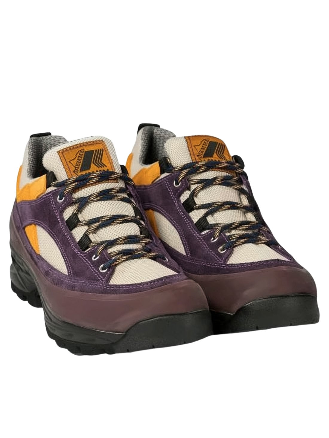 Deep Purple and Brown Sneakers