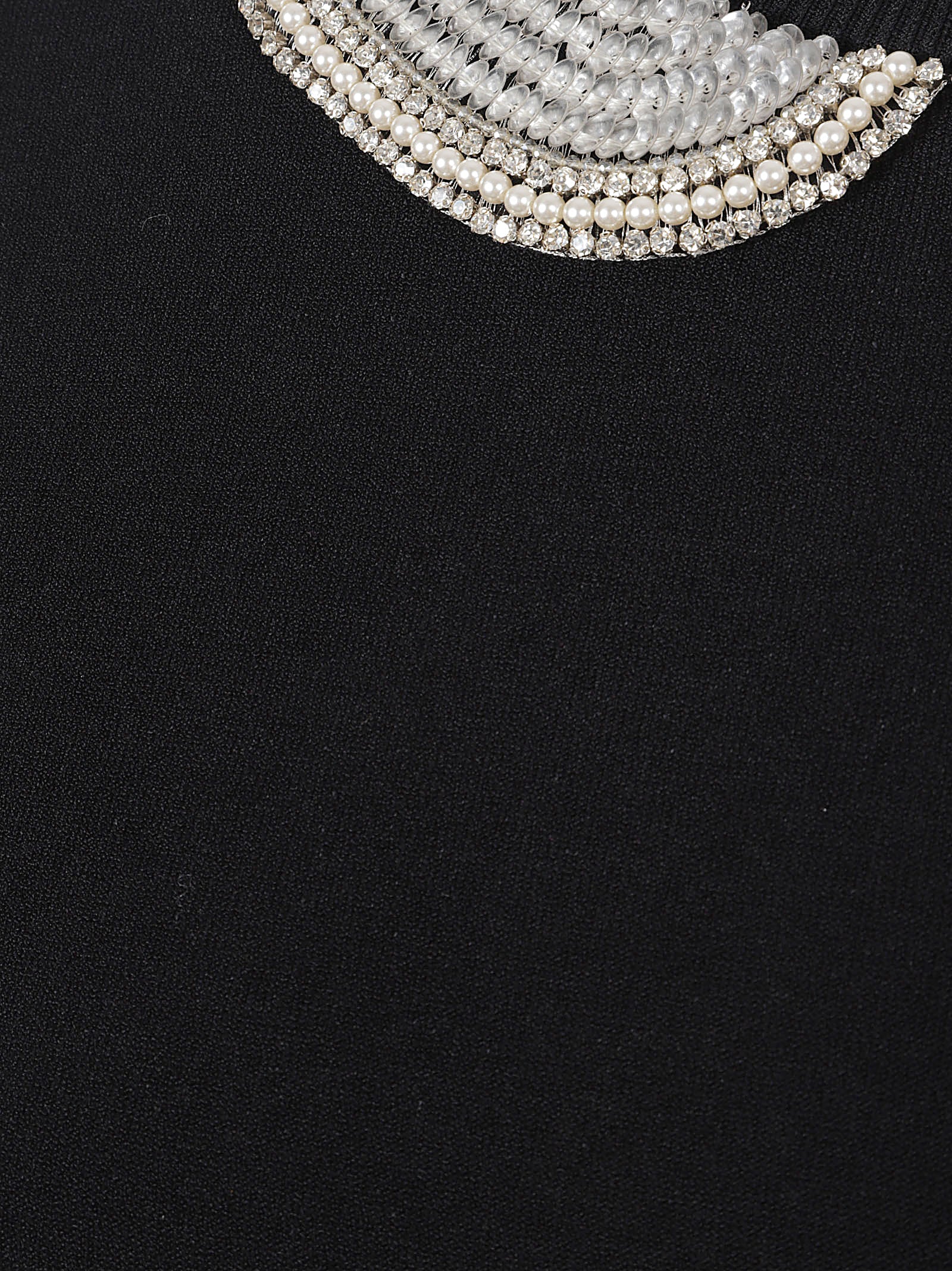 Embellished Collar Mini Dress