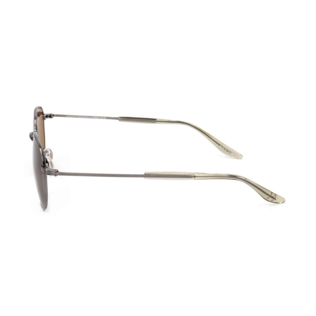 Bp0063 491th Rounded Metal Frame Sunglasses with Translucent Tips