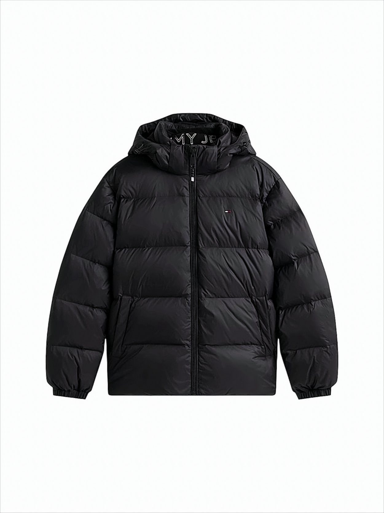 Water-Repellent Down Jacket With Removable Hood