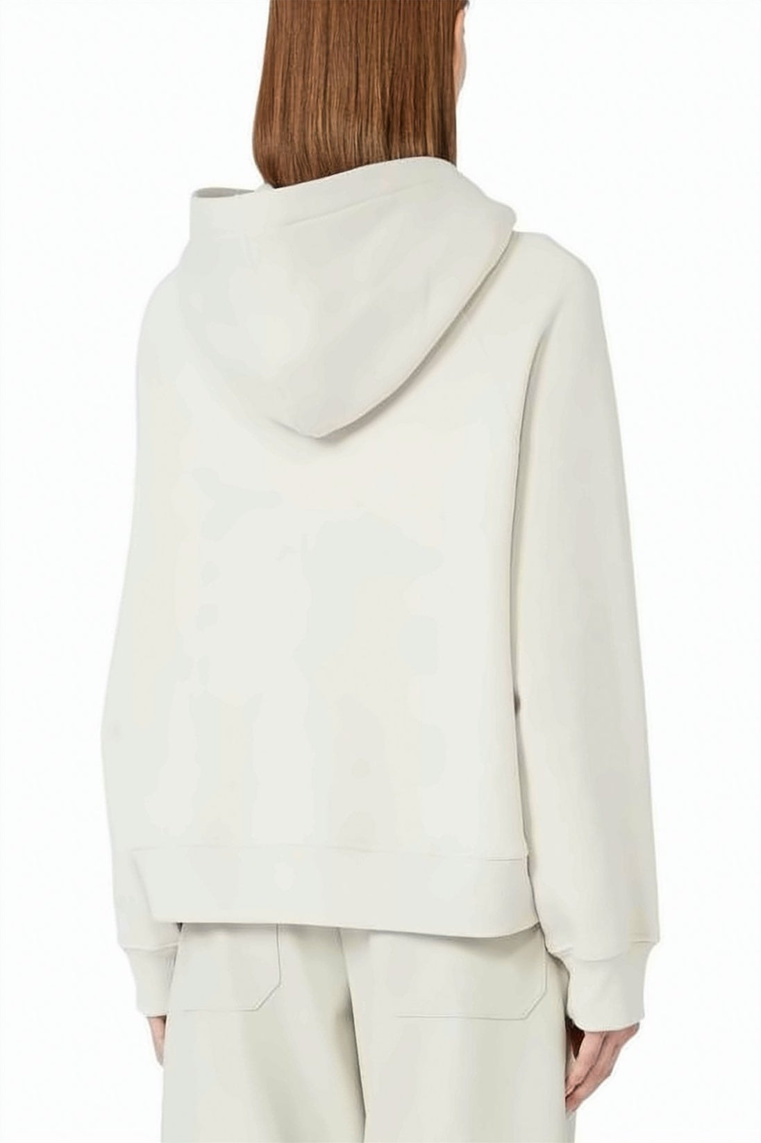 Relaxed Fit Cropped Hoodie with Wide Hood