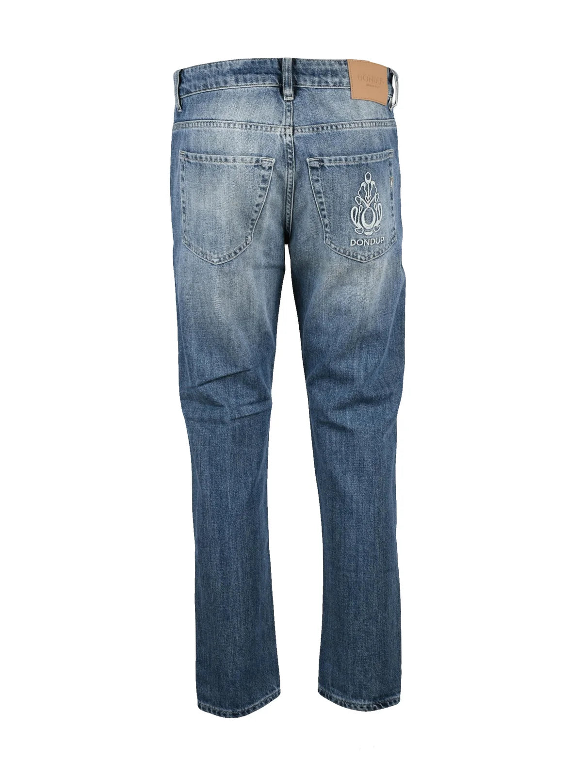 Blue Mila Carrot Fit Cotton Jeans