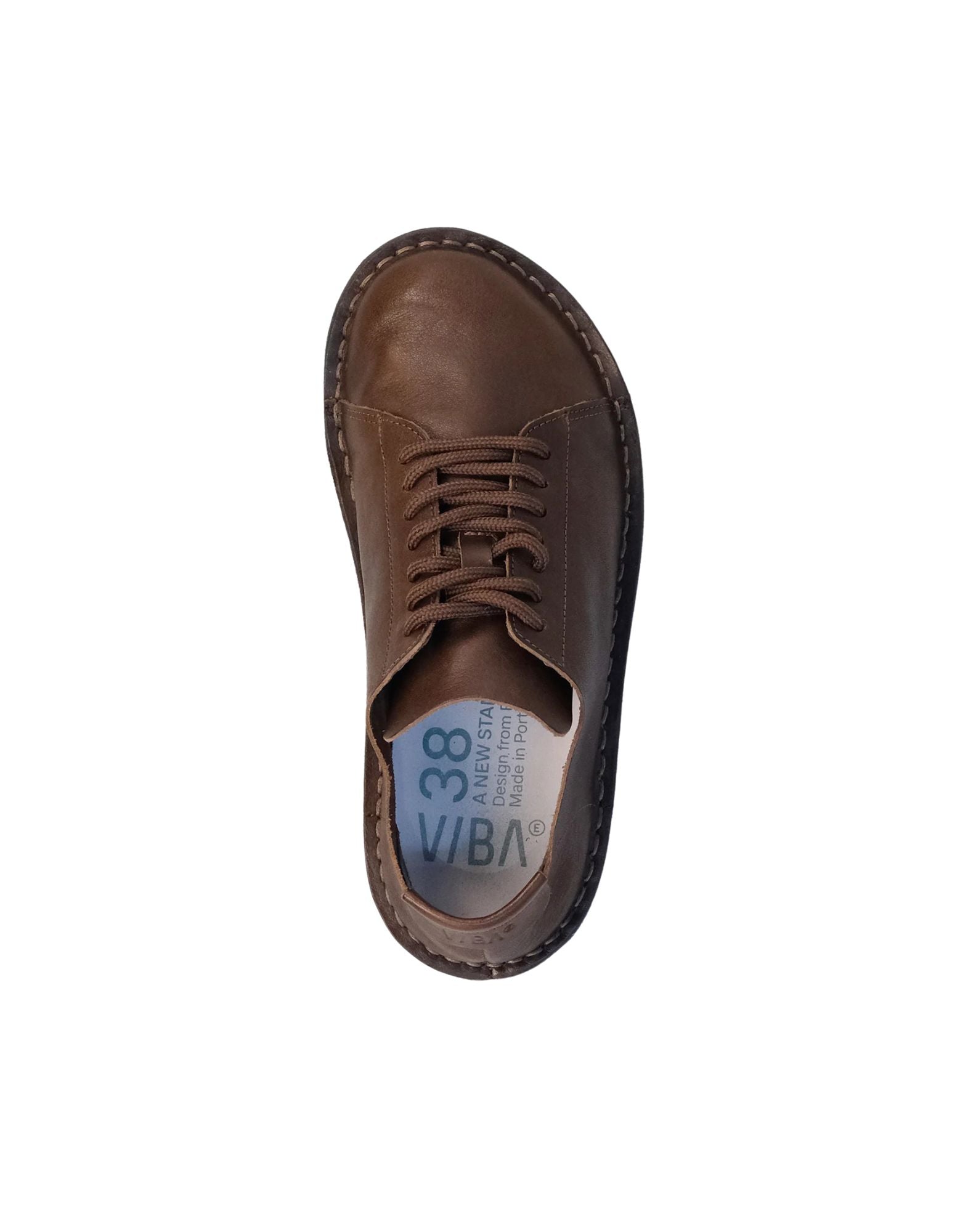 Lisboa Leather Cocoa Brown Unisex Shoes